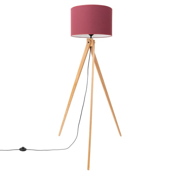 Golvlampa NATT vinröd Multicolor