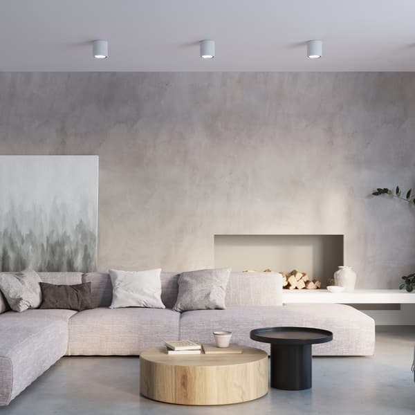 Taklampa CULLO betong Grey