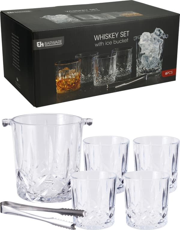 Whiskeyset Whiskeyglas Ishink Transparent