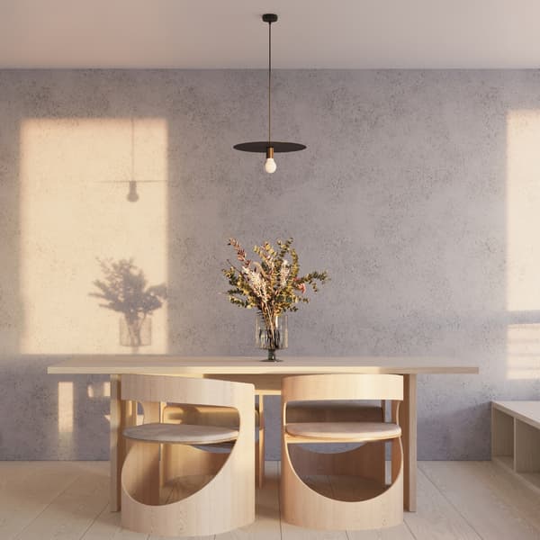 Pendel lampa FLAVIO svart Black