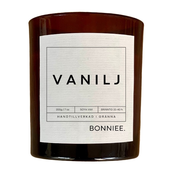 Bonniee Doftljus Vanilj 200 gram multifärg