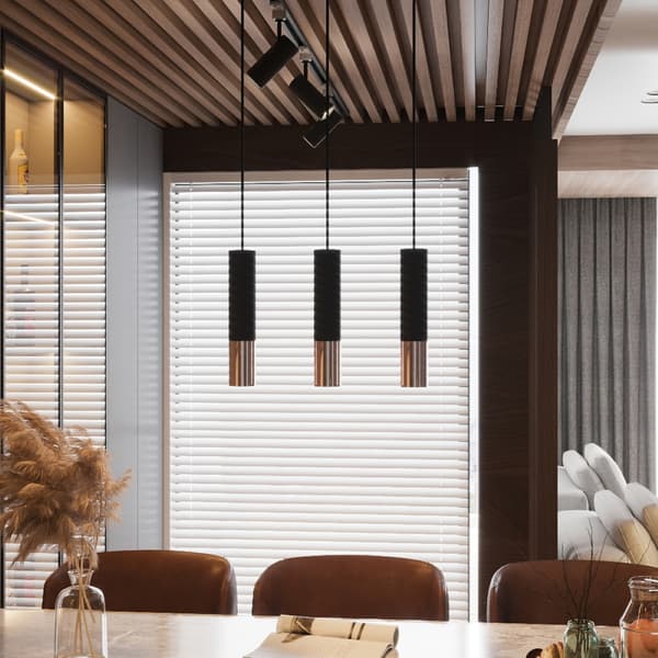 Vägglampa LOOPEZ svart/koppar Black