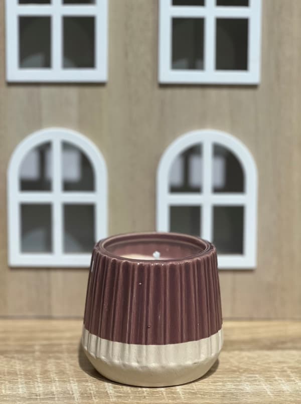Ljus Keramik Vinrött Vin, röd