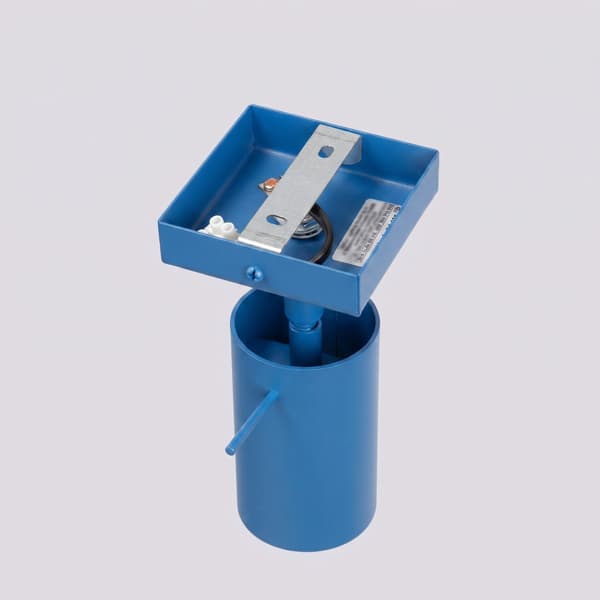 Vägglampa RING azurblå Light blue