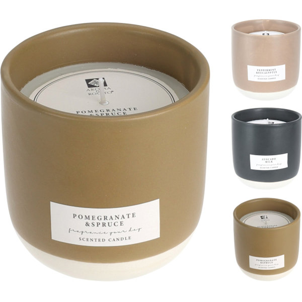 Doftljus Peppermint & Eucalyptus Rosa