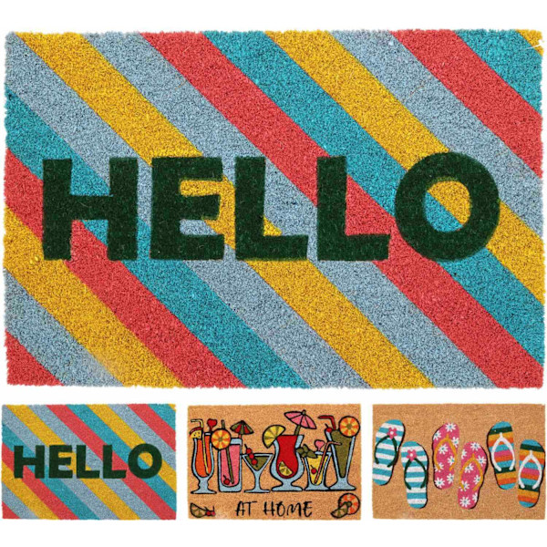 Dörrmatta Hello 59x39 cm Nature Hello
