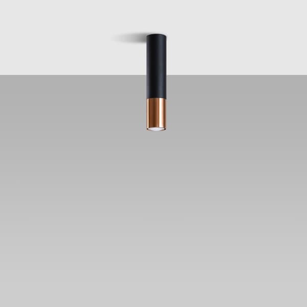 Taklampa LOOPEZ svart/koppar Black