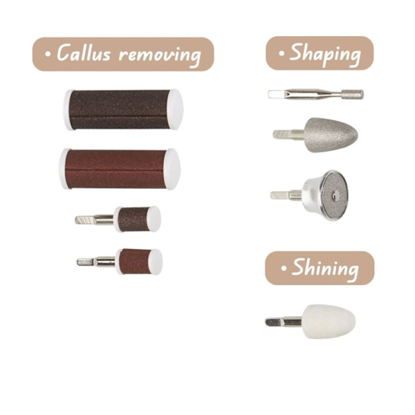 Manikyr/pedikyr-set Nails Care Multicolor