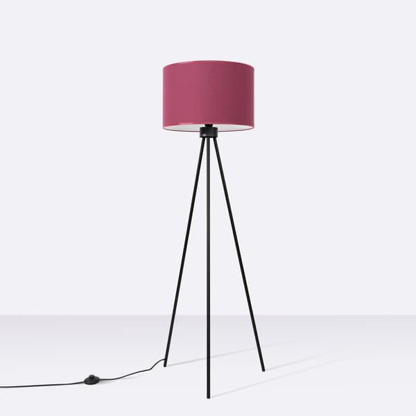 Golvlampa NEVIA vinröd Multicolor