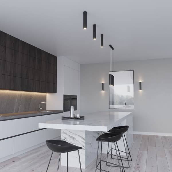 Pendel lampa LAGOS 2 svart Black