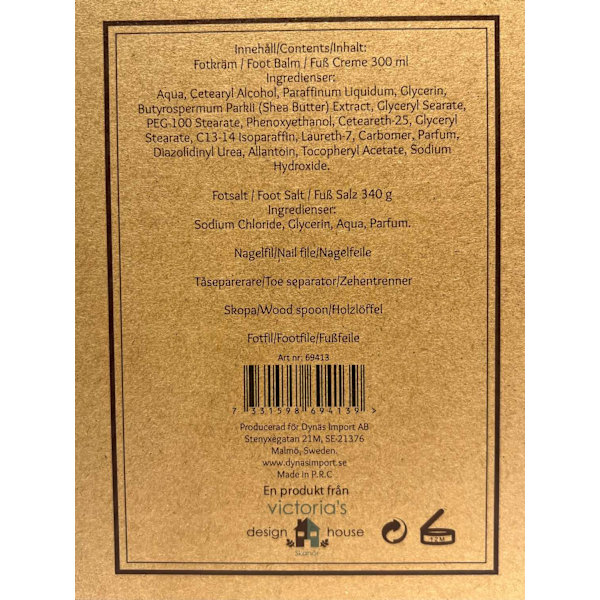 Fotvårdsset Pepparmint Brown