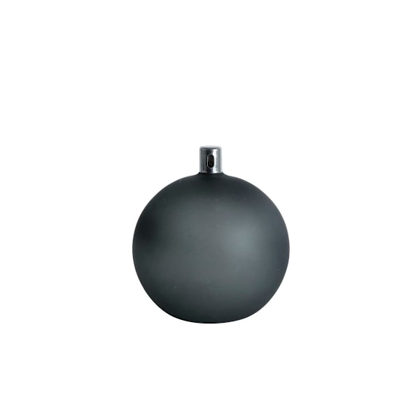 Oljelampa Grå/Svart Glas 12 cm grå