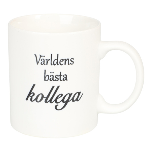 Mugg Världens bästa kollega White