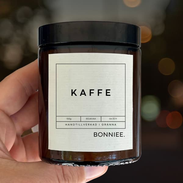 Bonniee Doftljus Kaffe 150 gram Multicolor