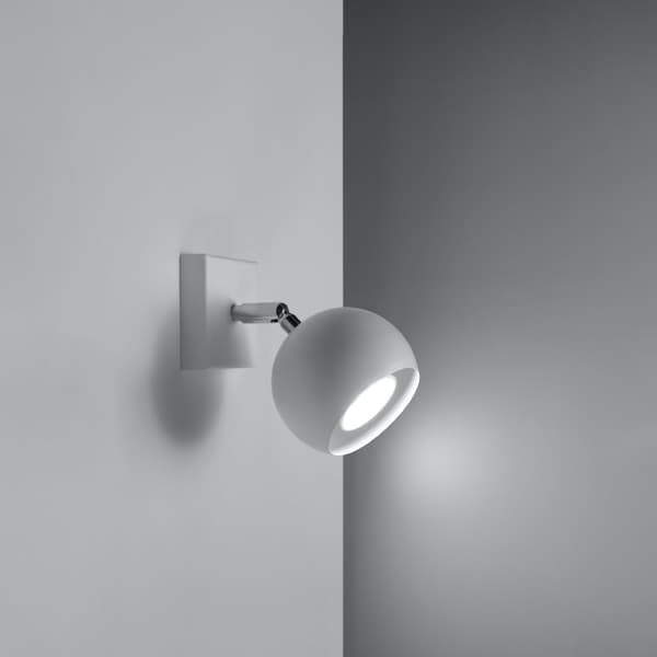 Vägglampa OCULARE vit White