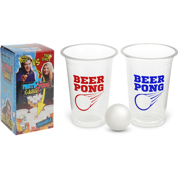 Beer Pong 14 delar Multicolor