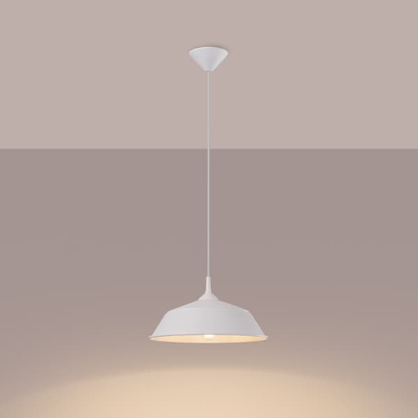 Pendellampa FRIKA vit White