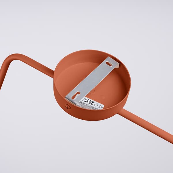 Vägglampa NOX röd ockra Red