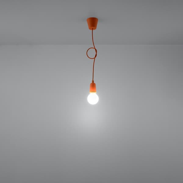 Pendel lampa DIEGO 1 orange Orange