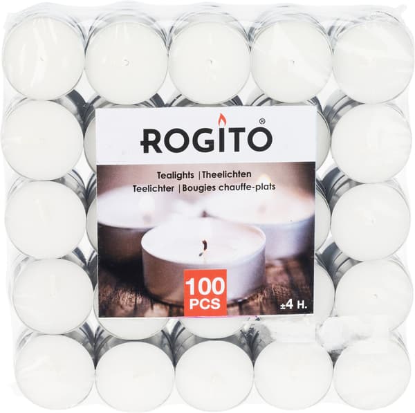 Värmeljus 100-pack Vita Vit