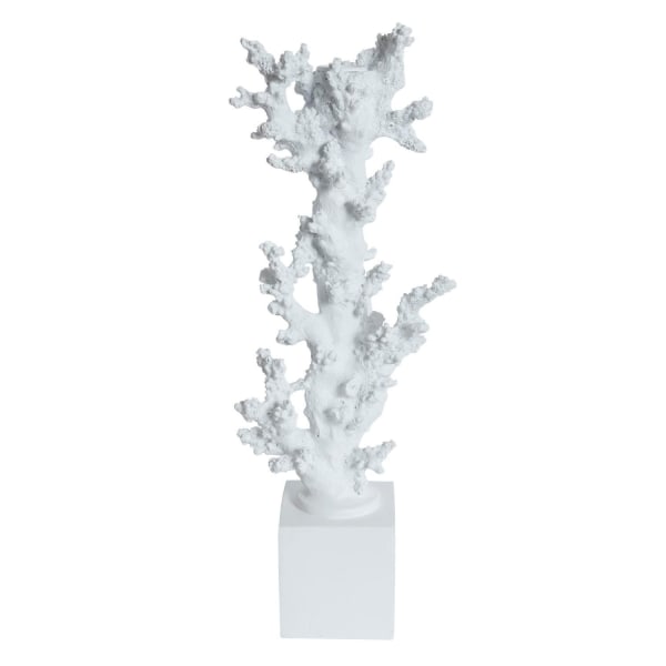 Kynttilänjalka Coral White 37 cm White