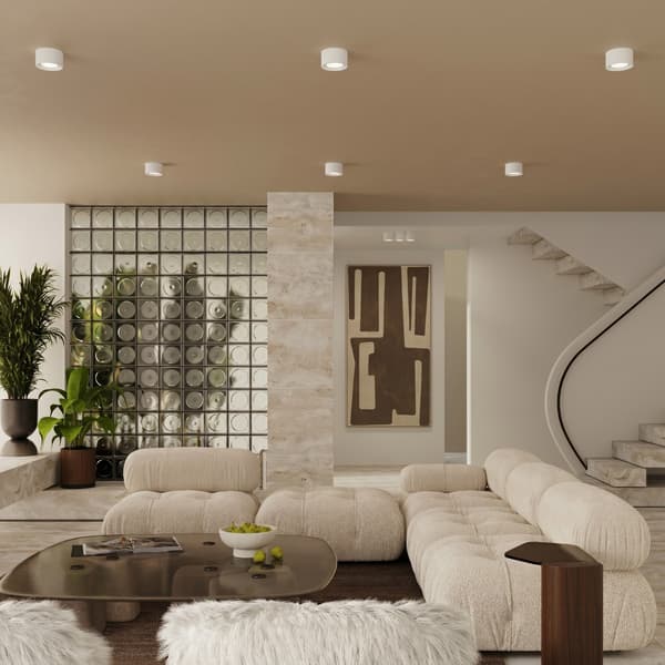 Taklampa MODO 2 vit Gx53 White