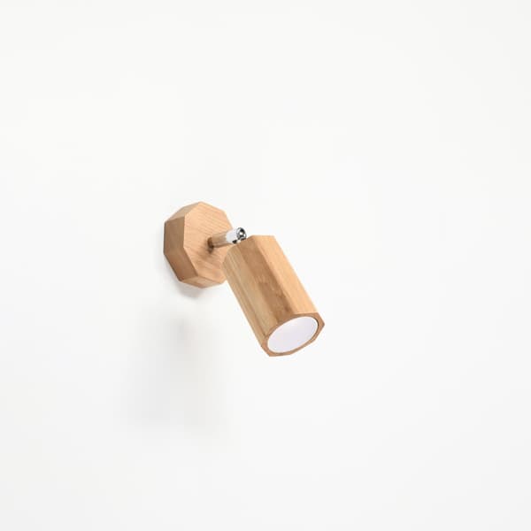 Vägglampa ZEKE ek Oak