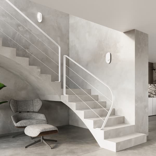 Vägglampa TEAR vit White