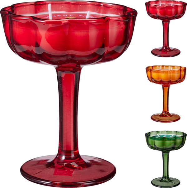 Doftljus Aurora Mint Cocktailglas 13 cm Green Aurora Mint