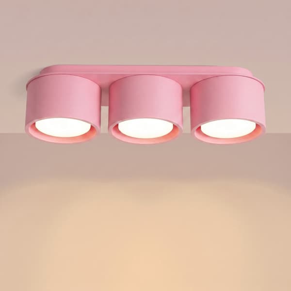 Taklampa MODO 3 rosa Gx53 Pink