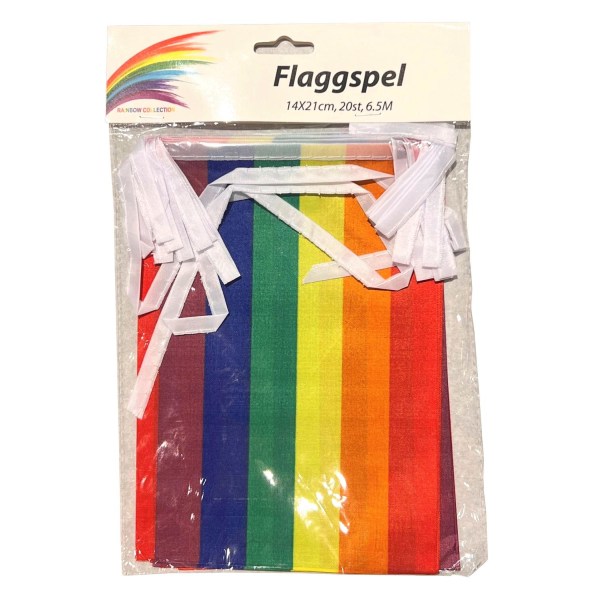 Flagspil Rainbow LGBTQ+ 20stk Multicolor