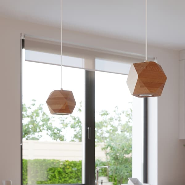Vägglampa brownY naturträ Brown