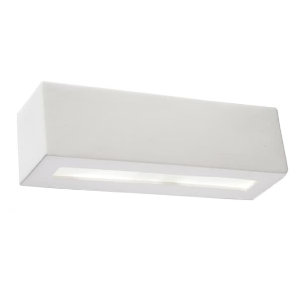 Vägglampa keramisk VEGA White