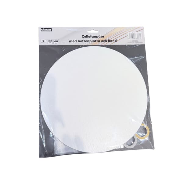 Cellofanpåse Set D27 cm Transparent