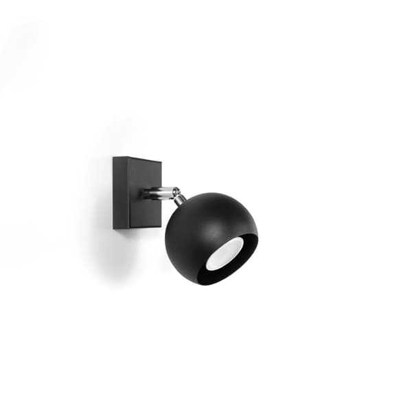 Vägglampa OCULARE svart Black