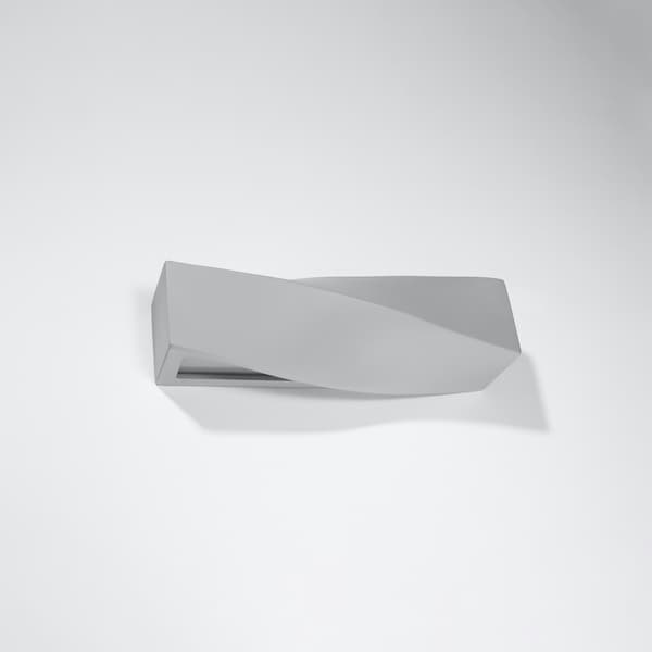 Vägglampa keramik SIGMA grå Grey