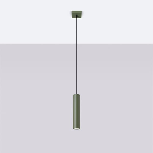 Taklampa LAGOS 1 olivgrön Green