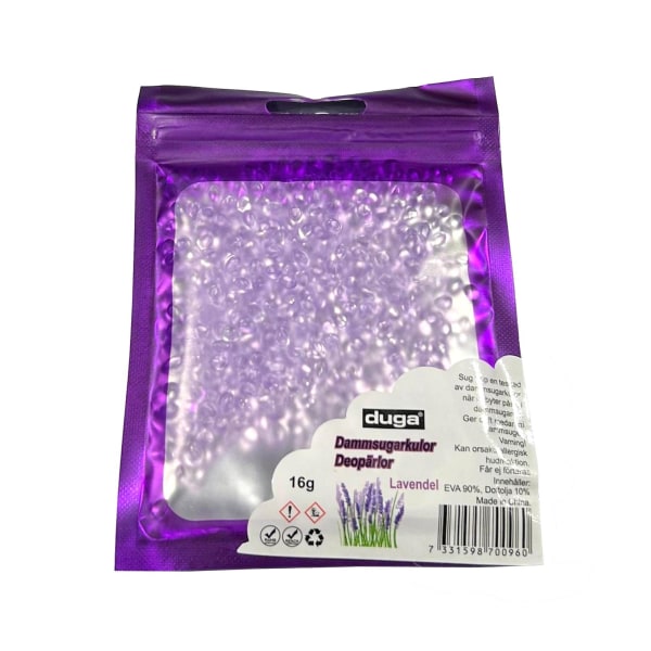 Støvsugerkugler Deodorantperler Duft Lavendel Purple
