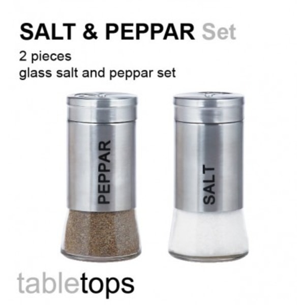 Salt & Pebersæt saltkar pepparkar Transparent