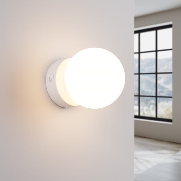 Vägglampa YOLI 1 vit White
