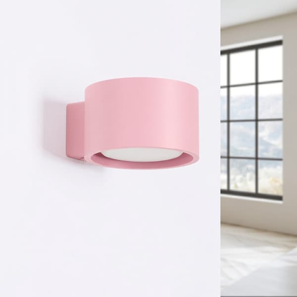 Vägglampa MODO 1 rosa Gx53 Pink
