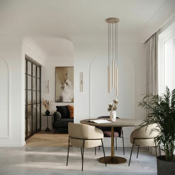 Vägglampa PASTELO 2 gråbrun Taupe
