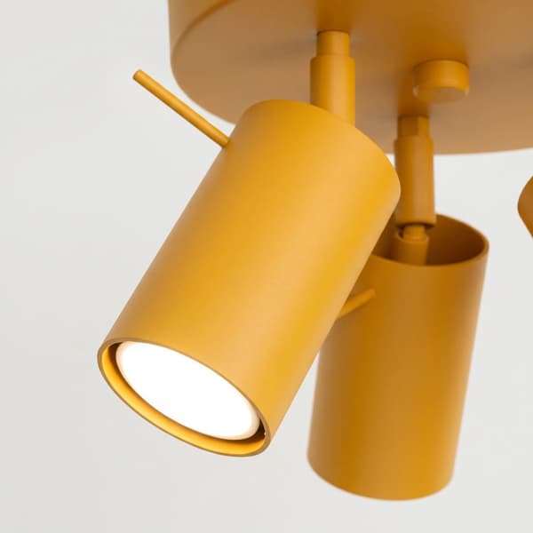 Taklampa RING 3P gul Yellow