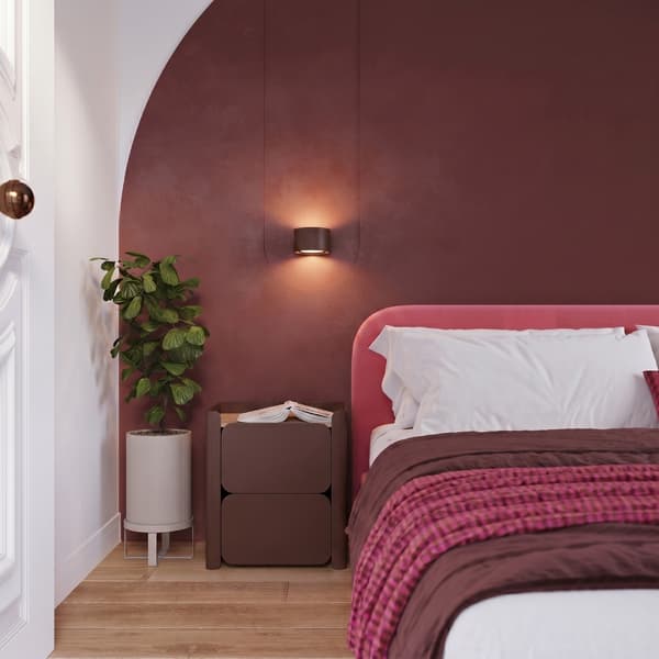 Vägglampa MODO 1 brun Gx53 Brown