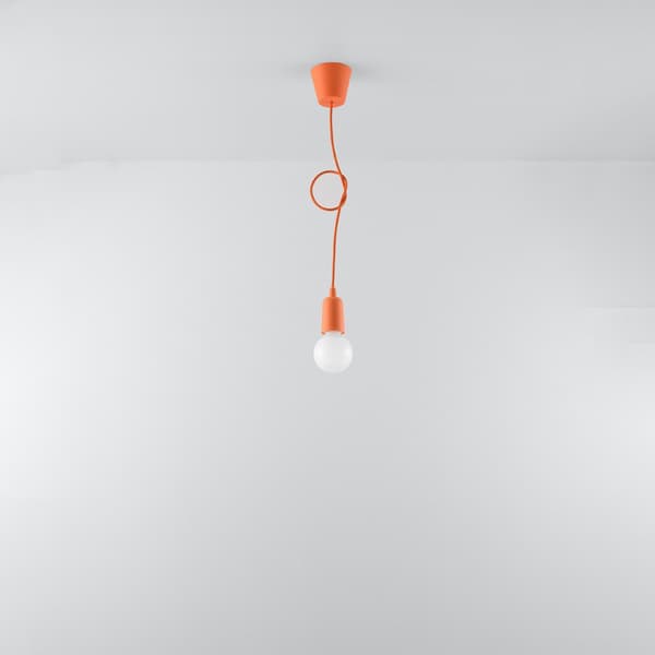 Pendel lampa DIEGO 1 orange Orange