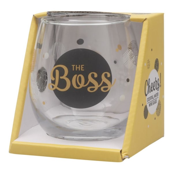 Cheers Glass "The Boss" Drikkeglass Transparent