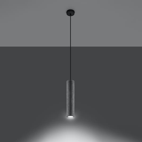Hängande lampa LUVO 1 Grey