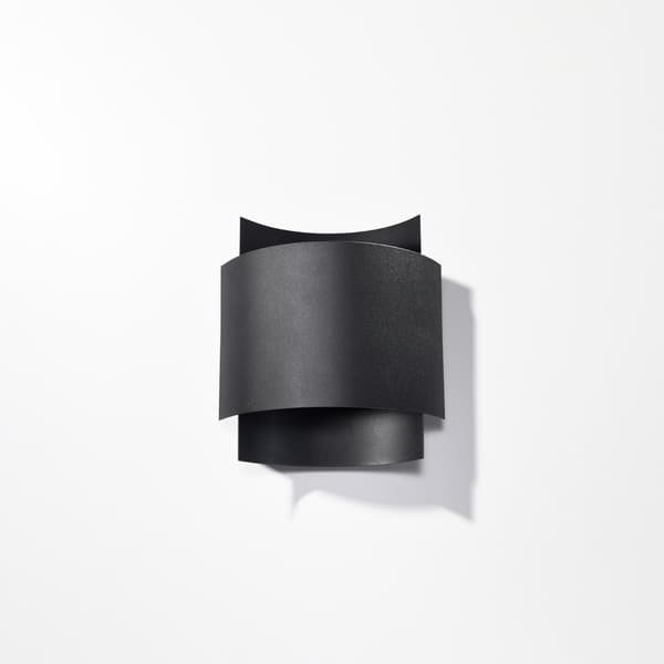 Vägglampa IMPACT svart Black