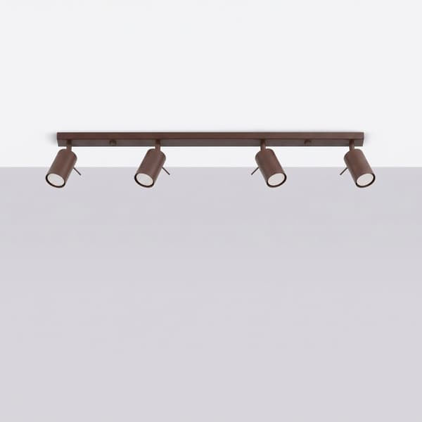 Taklampa RING 4L brun Brown