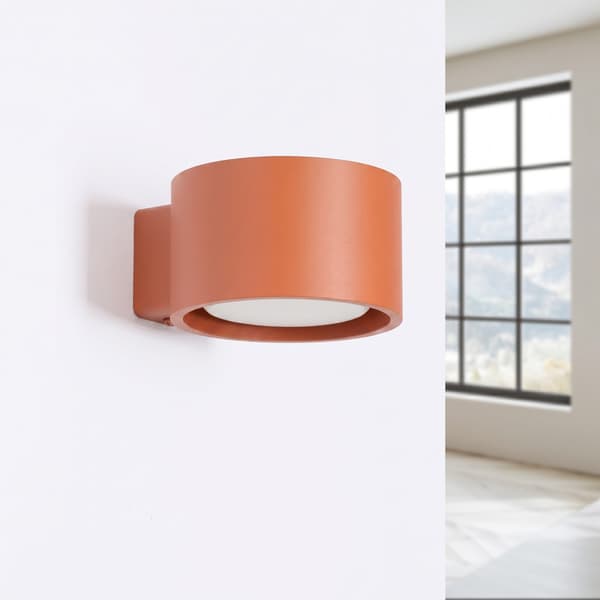 Vägglampa MODO 1 röd ockra Gx53 Red